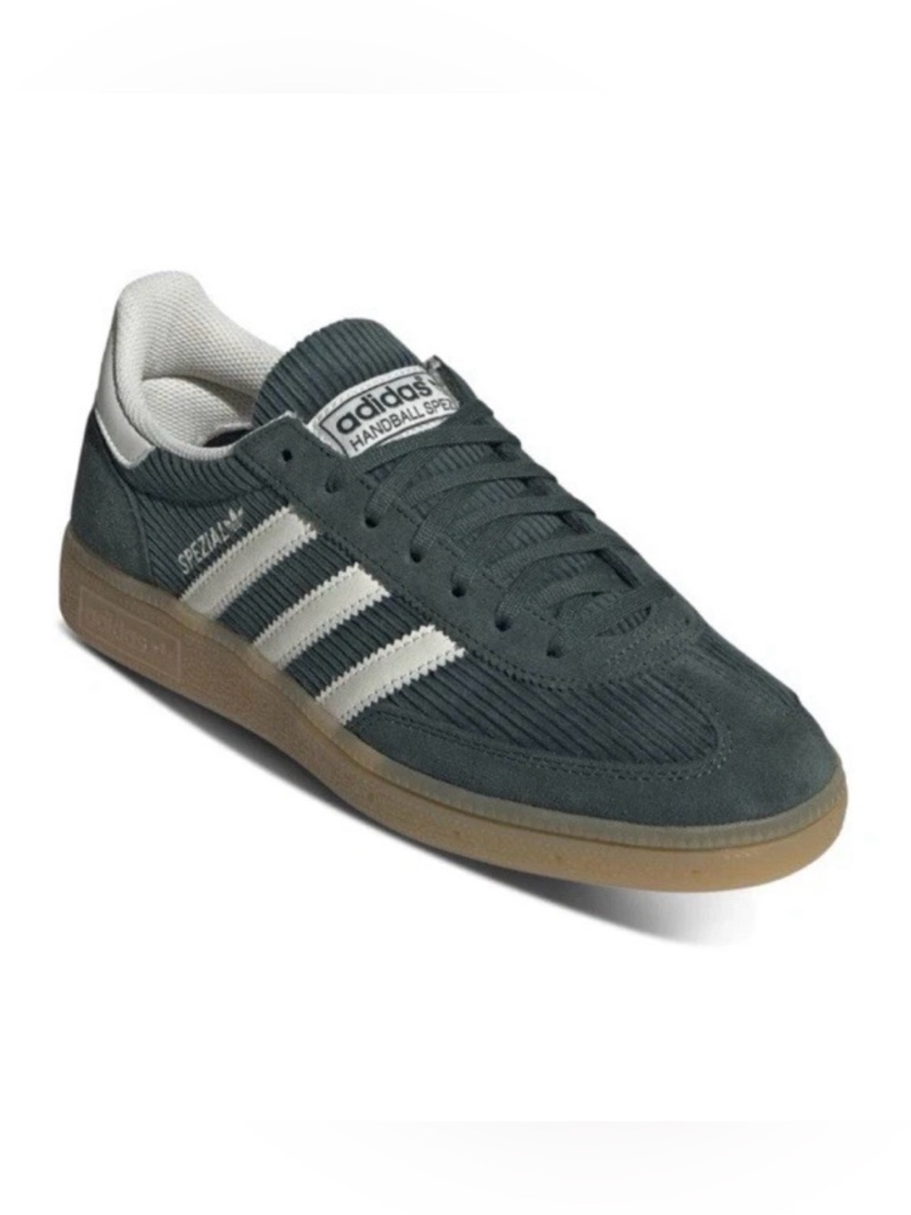 Adidas Handball Spezial Corduroy Sneaker in Mineral Green - 8.5